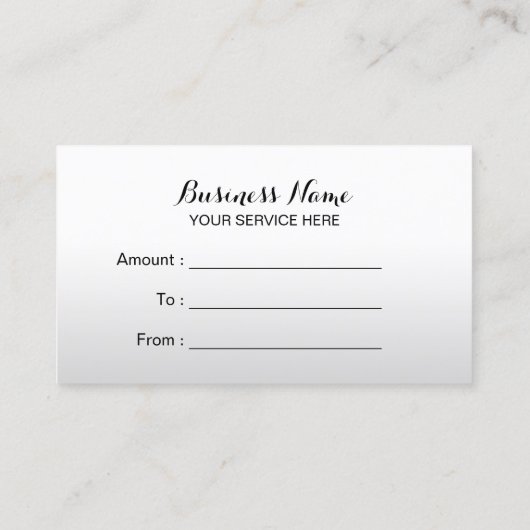 Cadeaubonnen Modern Black Ribbon Luxury Quilt Kortingskaartje (Achterkant)