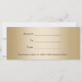 Cadeaubonnen | Modern Gold Beauty Salon (Achterkant)