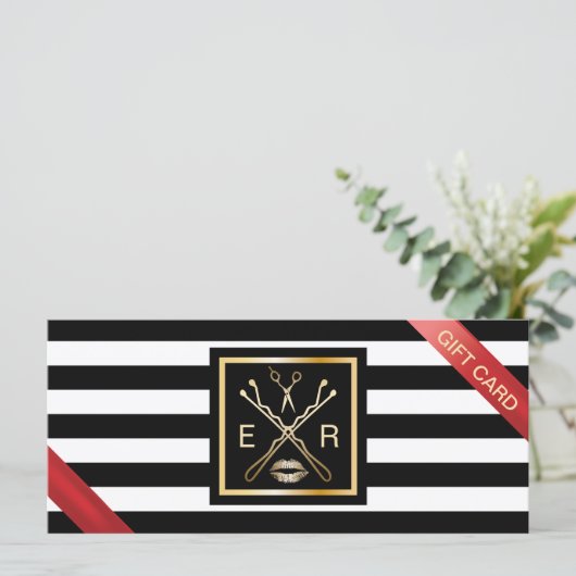 Cadeaubonnen | Modern Stripes Beauty Salon (Staand voorkant)
