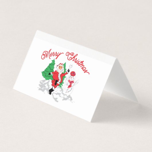 Cadeaubonnen : Prettig Kerstfeest Kaart (Voorkant)