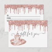 Cadeaubonnen Reinigingsdienst (Voorkant / Achterkant)