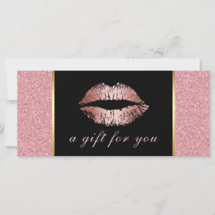 Cadeaubonnen   Roos Glitter Lips Salon