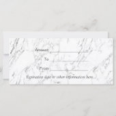 Cadeaubonnen | Roos Gold Lips Moderne marmer (Achterkant)