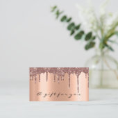 Cadeaubonnen Roos Gold Metallic Elegant Drivers Visitekaartje (Staand voorkant)