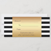 Cadeaubonnen | Roze lampen Modern Stripes Salon (Achterkant)