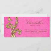 Cadeaubonnen Salon Spa Gold Leaf Pink (Achterkant)