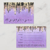 Cadeaubonnen Schoonheid Winkelen Stapels Roos Driv Visitekaartje (Voorkant / Achterkant)