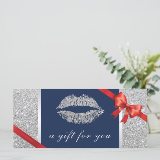 Cadeaubonnen | Silver Glam Lips Beauty Salon (Staand voorkant)