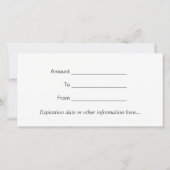 Cadeaubonnen Silver Scissor Roos Gold Hair (Achterkant)