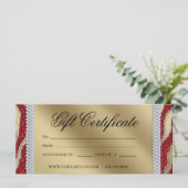 Cadeaubonnen Tanning Salon Jewelry Kerstmis (Staand voorkant)