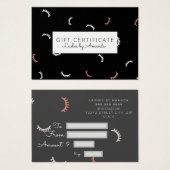 Cadeaubonnen Uitgebreideld Visitekaartje (Voorkant /achterkant)