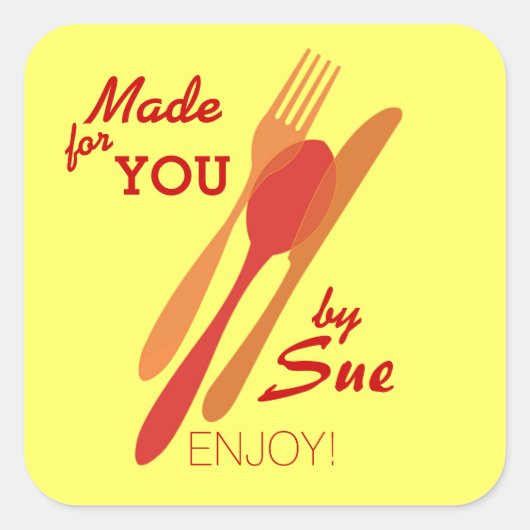 Cadeaubonnen voor baken en koken - Labels (Voorkant)