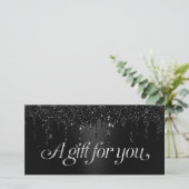 Cadeaubonnen voor Black Glitter Drips Salon & Spa (Staand voorkant)