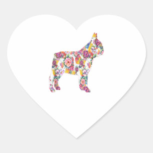 Cadeaubonnen voor bulldog hart sticker