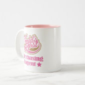 Cadeaubonnen voor inkoopagent (beste werelden) tweekleurige koffiemok (Voorkant links)
