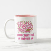 Cadeaubonnen voor inkoopagent (beste werelden) tweekleurige koffiemok (Links)