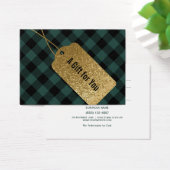 Cadeaubonnen voor Kaarten | Controle op groene buf Visitekaartjes (Bureau)