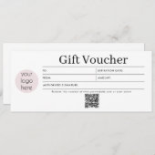 Cadeaubonnen voor kleine bedrijven QR Code (Voorkant / Achterkant)