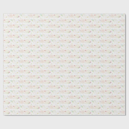 cadeaubonnen voor pakpapier met opgerold cadeau vo (Vlak)