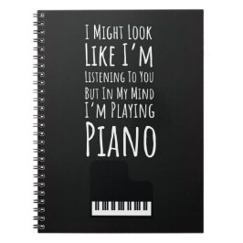 Cadeaubonnen Voor Pianospelers Muziek Liefhebber P Notitieboek