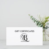 Cadeaubonnen voor Visagistenbedrijven (Staand voorkant)