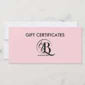 Cadeaubonnen voor Visagistenbedrijven (Voorkant)