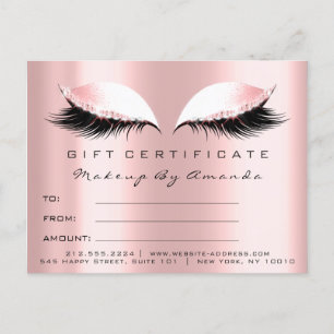 Cadeaubonnetjes voor extensie Makeup Artist Briefkaart