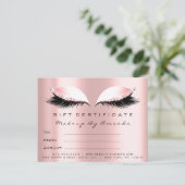 Cadeaubonnetjes voor extensie Makeup Artist Briefkaart (Staand voorkant)
