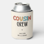 Cadeaubont voor gematchte neef- en nevenbril blikjeskoeler (Blikje Achterkant)