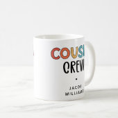 Cadeaubont voor gematchte neef- en nevenbril koffiemok (Voorkant rechts)