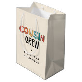 Cadeaubont voor gematchte neef- en nevenbril medium cadeauzakje (Achterkant Gekanteld)