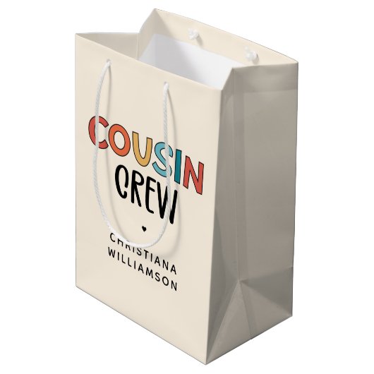 Cadeaubont voor gematchte neef- en nevenbril medium cadeauzakje (Achterkant Gekanteld)