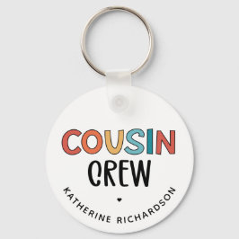 Cadeaubont voor gematchte neef- en nevenbril sleutelhanger