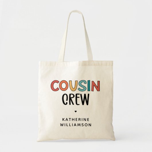 Cadeaubont voor gematchte neef- en nevenbril tote bag (Voorkant)
