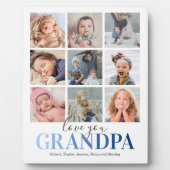 Cadeauboodschap Opa | Lieve Opa Foto Fotoplaat (Voorkant)