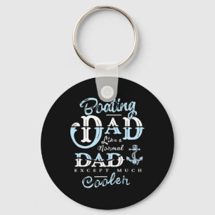 Cadeauboot voor papa Vaderdag bootmannen Sleutelhanger