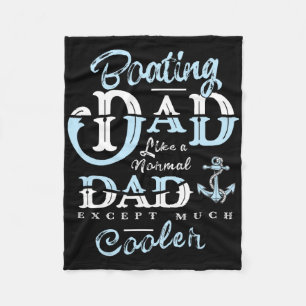 Cadeauboot voor papa voor Vaderdag bootmannen  Fleece Deken
