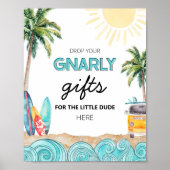 Cadeaubord Feestbord Bordje Poster (Voorkant)