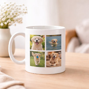 Cadeaubord met foto's voor huisdierliefhebbers koffiemok