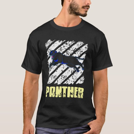 Cadeaubox met vintage panterkat t-shirt (Voorkant)