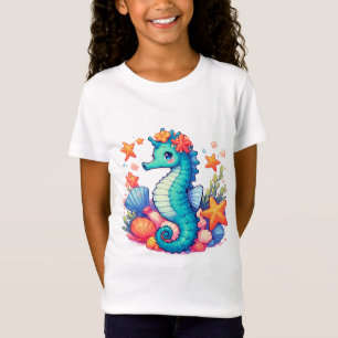 🐚 Cadeaubox met zeepaardje voor kinderen die van  T-shirt