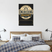 Cadeaubox voor afgestudeerden technische universit canvas afdruk (Insitu (Slaapkamer))