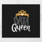 Cadeaubox Wetenschapper | Trots Data Koningin Bier Etiket (Enkel label)