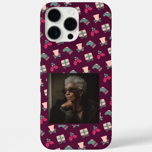 Cadeaubruiloft cadeaus Kerstpatroon Case-Mate iPhone Case (Achterkant)