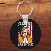 Cadeaubulldog Vaderdag Cadeau Vader Van Bhole Hond Sleutelhanger (Voorkant)