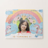 Cadeaucadeau voor unicorn-verjaardagscadeau legpuzzel (Horizontaal)