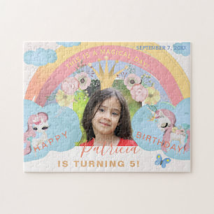 Cadeaucadeau voor unicorn-verjaardagscadeau legpuzzel