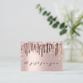 Cadeaucertificaat Beauty Makeup Eyelash Roos Drift Visitekaartje (Staand voorkant)