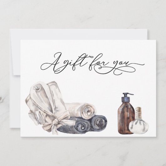 Cadeaucertificaat Dag Spa Salon Massage (Voorkant)