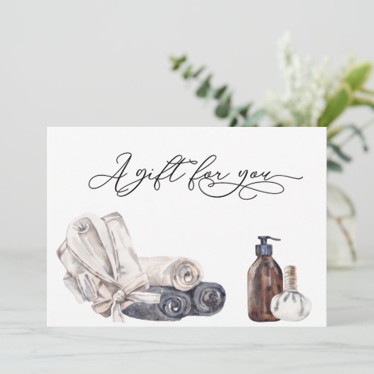 Cadeaucertificaat Dag Spa Salon Massage (Staand voorkant)